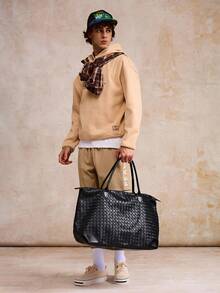 Surfspeed Pantaloncini da spiaggia larghi da uomo con coulisse in vita e tasche, a contrasto di colore