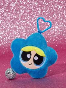 THE POWERPUFF GIRLS X SHEIN 1 buah Gantungan Tas Motif Bunga Mekar, Gelembung, dan Buttercup, Bentuk Bunga 3D, Kerajinan Bordir Halus, Y2K - MultiWarna - View 7