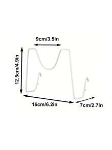 Madebyblanc 1Pc Pegboard Accessories Pot Lid Holder Hook For Organizing Pot Lid Cutting Board On Pegboard,Pegboard Hooks Kit (White) - White - View 8