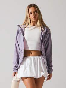 Fluxe 女士休闲户外运动防晒外套宽松轻薄透气干爽舒适防水防紫外线50+轻薄户外秋冬女装