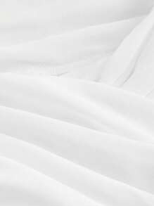 SHEIN MOD 女士露肩褶皺腰帶連衣裙