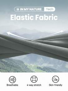 In My Nature 女式纯色简约日常长袖连帽衫，适合徒步旅行 - 綠色 - 查看 5