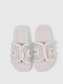 HighSole 女士时尚百搭平底凉鞋，夏季新风格 - 米色 - 查看 9