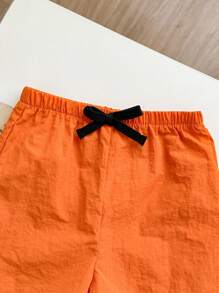 Baby Boy Tropical Print Tank Top & Bow Front Shorts