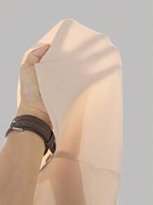 SHEIN Tween Girls' Backless Bow Decor Cross Strap Casual Sleeveless Dress - Beige - View 7