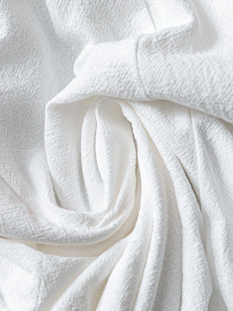 プラスサイズ女性のカントリーバケーション快適なカジュアルホリデーホワイトダブルポケット装飾的なファブリックラベル ストレートレッグカプリパンツ、春夏に適しています。女性用バケーションカントリーコンサートカントリーウーマンサマーパンツ、オールドマネースタイルウーマン、ビジネスカジュアルウーマン