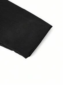 Ellevyn 女士休闲简约缺口领薄款西装外套，适合通勤 - 黑色 - 查看 5