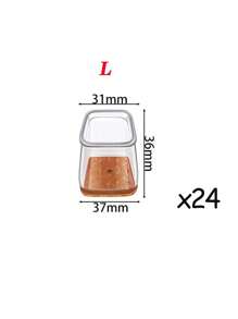 4/8/16/24件方形椅腿地板保护垫、硬木地板家具垫、椅腿家具滑块、椅子矩形地板保护垫、硅胶椅腿盖，有效保护地板和桌腿 - 棕色 - 查看 18