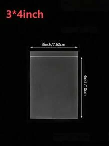 100 个透明可重复密封拉链塑料袋，2 毫米厚透明聚乙烯袋，带密封拉链，储物容器，自锁塑料袋，用于硬币、螺丝、小物品、珠宝用品、零食、婚礼、生日礼品袋派对伴娘礼品袋