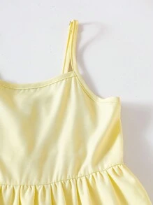 2件套女童（加大码）彩色蝴蝶和纯紫色连衣裙