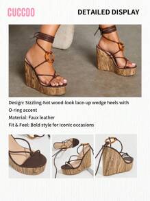 CUCCOO SZL Woman Shoes Minimalist Chunky Heeled Ankle Strap Elegant Summer Black Heeled Sandals For Summer Graduation Heels Prom Heels Vacation Shoes Summer Elegant Basics Business Casual Business Chic Spring Shoes Spring Break Easter