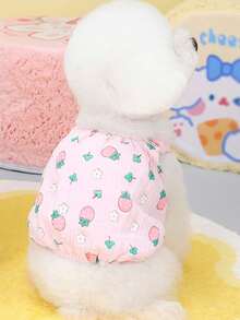 PETSIN Pink Lightweight Breathable Cute Sweet Style New Dog Dress, Leash Friendly, Popular In Europe And America, Spring/Summer Pet Dress - Pink - View 4
