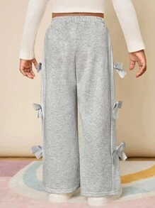 年轻女孩纯色宽松休闲运动裤