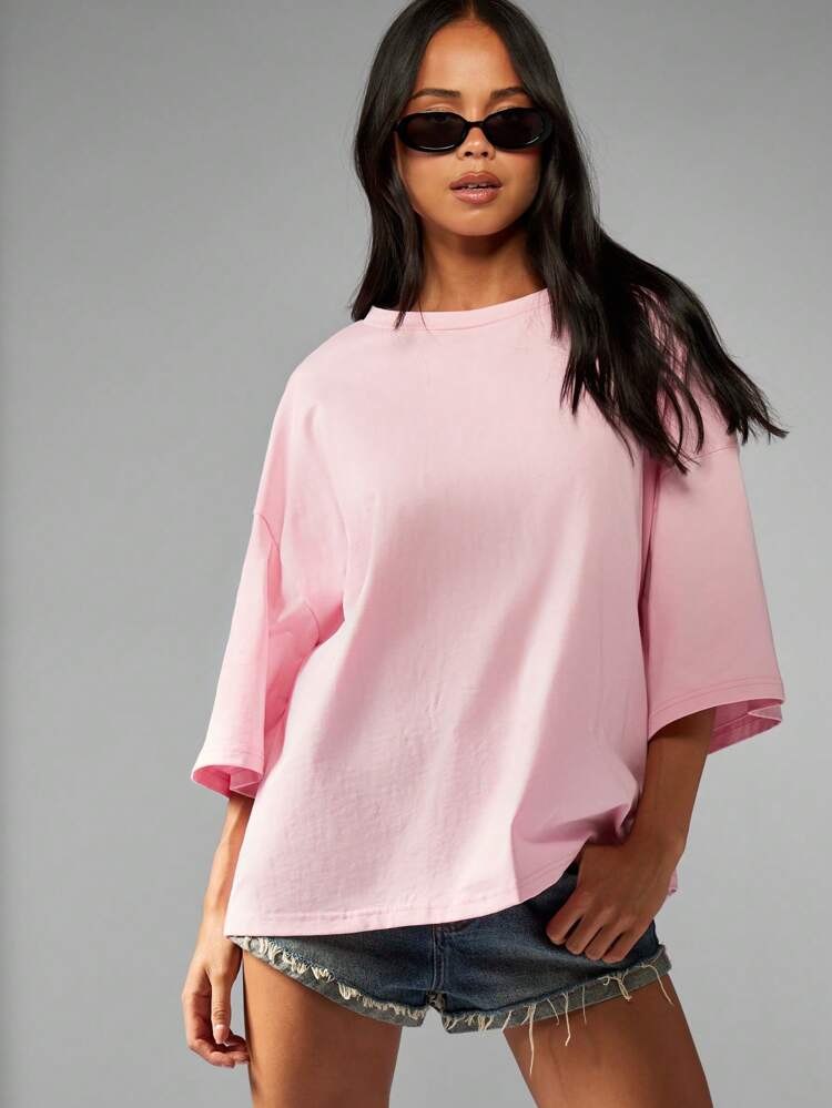 MISSGUIDED ウエスタンスタイルのオーバーサイズカントリーミュージックスローガンTシャツ