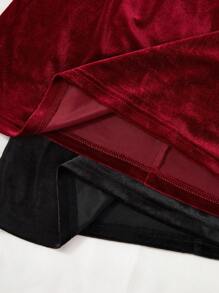 2件套女士优雅丝绒蕾丝边吊带睡裙套装，丝绒睡衣，内衣睡裙，丝绒睡袍，女士丝绒睡裙，秋冬服装