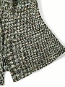 Ellevyn Women's Sleeveless Vest With Metal Button Closure, Suitable For Commuting - Green - View 5