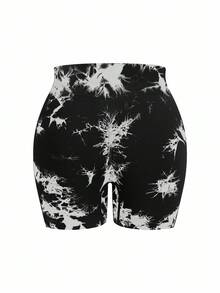 Easithlete Shorts esportivos casuais lisos e estampados plus size