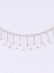 DIY缝制水钻流苏链肚皮舞腰链舞台服装装饰鞋子、帽子、服装配饰/长度：80-90厘米/宽度：5-6厘米 情人节、情人节婚礼、生日 - 彩色 - 查看 7