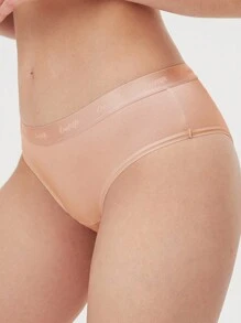 LUVLETTE Bộ 3 quần lót nữ hở lưng cơ bản bằng cotton thoáng khí - Màu pastel phù hợp cho bé gái tuổi teen & trẻ em - Nhiều màu - Xem 4