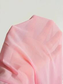 SHEIN Raffinéa Vestido largo elegante de mujer con diseño de volantes y cordón, adecuado para otoño, cumpleaños, invitado de boda - Rosa - Ver 7