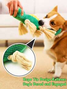 PETSIN 1 件狗狗说话玩具 - 耐用咀嚼玩具，鳄鱼、恐龙、蜥蜴玩偶，自娱自乐和缓解无聊的设备，狗玩具宠物用品，宠物玩具 - 彩色 - 查看 5