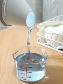 1 pieza Dispensador de detergente para ropa recargable y a prueba de fugas de 700ML, 1100ML, 1500ML, 1900ML transparente con tapa y taza medidora, contenedor de almacenamiento multifuncional, botella de viaje, organizador para el hogar, lavandería, dormitorio, campamento, viajes al aire libre - transparente - Ver 4