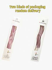 6pcs/12pcs Rose Gold Curved Candles, Birthday Candles, Cake Topper Decorations, Cake Decorations, Baking Supplies Back To School Halloween Decor Fall Decor Christmas Decorations Living Room Decor