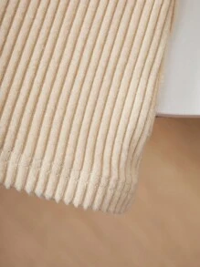 Tween Girl Casual Ruffle T-Shirt And Pants Set - Beige - View 5