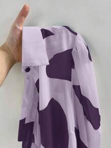 INAWLY Women's Floral Print Long Sleeve Collared Blouse, Casual Everyday Wear Women Shirt Fall Cloth For Women