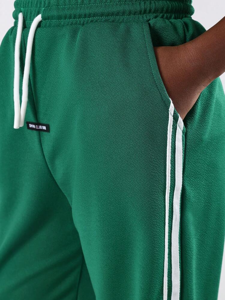 Classic Side Stripe T-Shirt And Track Pants Set