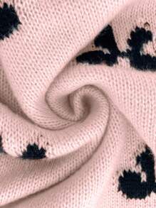 EMERY ROSE 2024 New Arrival European & American Blogger Style Cute Bow Design Casual Pullover Sweater, Age-Reducing Knit Pullover Fall Winter - Multicolor - View 3