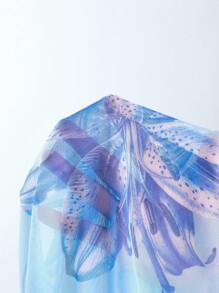 SHEIN 女童可爱碎花三角比基尼泳装套装（印花随机） - 彩色 - 查看 6