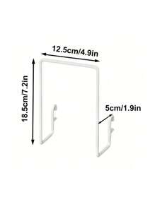 SHEIN Basic living 1 件多功能釘板配件字母夾掛鉤,用於在釘板上整理工具廚房用具,牆壁收納件,工藝品整理,裝飾品展示,（白色） - 白色 - 查看 8