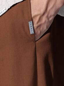 SUMWON 阔腿溜冰裤亚麻休闲裤宽松束腰度假服家居服春夏系列