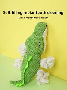 PETSIN 1 件狗狗说话玩具 - 耐用咀嚼玩具，鳄鱼、恐龙、蜥蜴玩偶，自娱自乐和缓解无聊的设备，狗玩具宠物用品，宠物玩具 - 彩色 - 查看 11