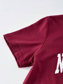 SHEIN Casuvi Kids Tween Girls Fleece Hooded Zip-Up Sweatshirt & Graphic Tee & Fleece Flared Pants 3-Piece Set Fall Winter