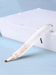 1pc Flat Staple Remover Pencil Look Streamline Design Portable Magnetic Staples Removal Tools For Office School Binding,Back To School,School Supplies