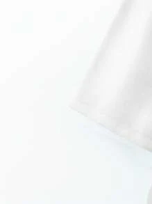 EMERY ROSE 休闲彩色爱心印花V领短袖T恤，适合大码女装，夏季、返校、返校节、夜间外出等场合，爱心图案V领上衣，女士假日/春季花卉/度假/春日必备单品 - 彩色 - 查看 5