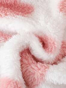 女童休闲时尚加厚双层红色束腰羽绒服，秋冬流行单品，少女冬季外套，保暖冬装，毛绒冬装，粉色少女秋季外套 - 玫紅色 - 查看 8