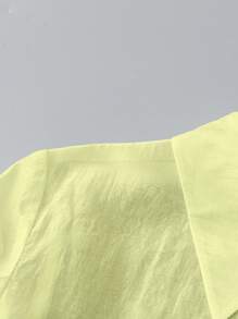 GlowEve Camisa elegante y casual con moño para vacaciones - Amarillo - Ver 5