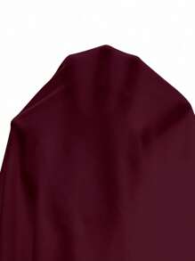 Top corto sin espalda color vino tinto para mujer, adecuado para el verano - Multicolor - Ver 3