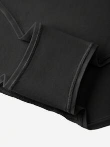 LUVLETTE 3 条装透气棉质基本款高腰三角裤女士内裤套装 - 全黑，也适合青少年女孩和儿童 - 黑色 - 查看 3