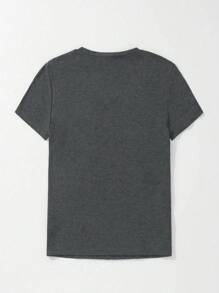 INAWLY 大码夏季基督教狮子印花 T 恤