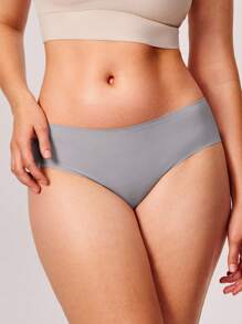 LUVLETTE 4条装低腰基本款无缝隐形三角裤女士内衣内裤套装