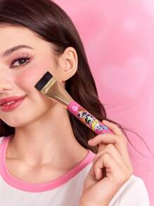 THE POWERPUFF GIRLS X SHEIN 4pcs Blossom, Bubbles, Buttercup Pattern Makeup Brush Set, Including Powder Brush + Eyeshadow Brush + Large Eyeshadow Brush + Detail Eyeshadow Brush, Soft Bristles With Strong Powder Pickup And Blending Ability, Suitable For Beginners To Create Exquisite Makeup, Buttercup, Bubbles, Blossom, Heart, Friendship,Y2K - Multicolor - View 6