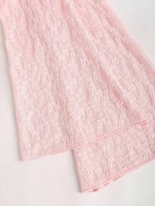 Sweetra Y2K Bowknot Textured Flare Sleeve Top Fall Cloth For Women