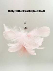 PETSIN 1 Powerful Suction Cup Cat Toy With A Cute Cat Head Shape, Self-Entertaining And Amusing For Cats, Detachable, Can Be Held, Can Ads A Long Rod Steel Wire Cat Toy, Replaceable Feather With Bell Pet Toy, Cat Toy, Pet Supplies - Multicolor - View 20