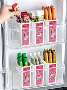 Paul Frank X ROMWE Hộp nhựa đựng thực phẩm phân loại tủ lạnh (1 cái) Nhiều cái có thể xếp chồng lên nhau để lưu trữ, trang trí nhà cửa - Nhiều màu - Xem 7