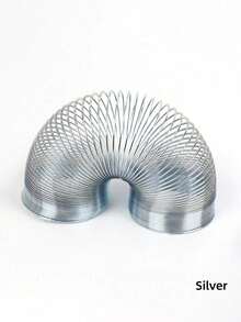 1pc Metal Rainbow Spring,Mini Colorful Metal Rainbow Spring Toy That Walks Downstairs And Magic Spring Toy,Sensory,Slinky,Fidget Toys,Spring Toys,Cool Toys,Metal Toys,Fidgets Metal,Spinning Top,Fidget Toys Mini - Multicolor - View 4