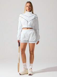 Fluxe 女士松紧腰口袋宽松休闲百搭短裤